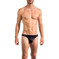 Olaf Benz Herren String Schwarz Mikrofaser unifarben von Olaf Benz