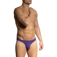 Olaf Benz Herren String violett Mikrofaser unifarben von Olaf Benz