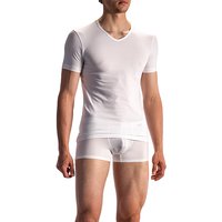 Olaf Benz Herren T-Shirt Weiß Baumwolle unifarben von Olaf Benz