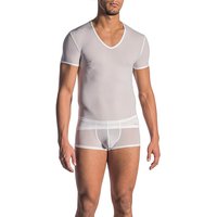 Olaf Benz Herren T-Shirt weiß Mikrofaser unifarben von Olaf Benz