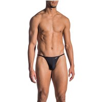 Olaf Benz Herren Tanga schwarz Mikrofaser unifarben von Olaf Benz
