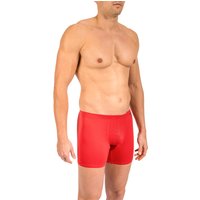 Olaf Benz Herren Trunk rot Mikrofaser unifarben von Olaf Benz