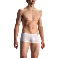 Olaf Benz Herren Trunk weiß Baumwolle unifarben von Olaf Benz