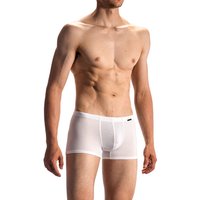 Olaf Benz Herren Trunk weiß Baumwolle unifarben von Olaf Benz