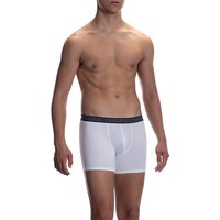 Olaf Benz Herren Trunk Weiß Mikrofaser unifarben von Olaf Benz