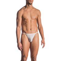 Olaf Benz Herren Tanga Weiß Mikrofaser unifarben von Olaf Benz