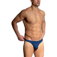 Olaf Benz Herren String blau Mikrofaser unifarben von Olaf Benz