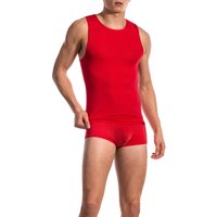 Olaf Benz Herren Tanktop rot Mikrofaser/Funktion unifarben Olaf Benz Herren Tanktop rot Mikrofaser/Funktion unifarben von Olaf Benz