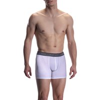 Olaf Benz Herren Trunk weiß Baumwolle unifarben von Olaf Benz