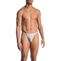 Olaf Benz Herren Tanga weiß Mikrofaser/Funktion unifarben von Olaf Benz