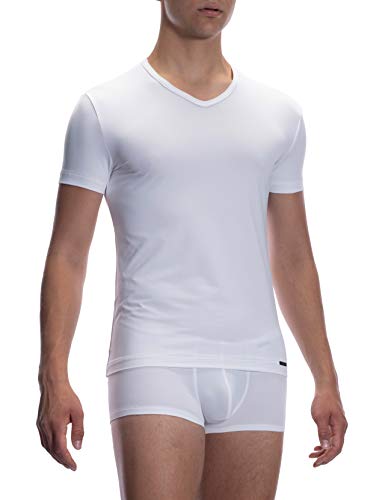 Olaf Benz Herren V-Neck (Regular) T-Shirt, White, L von Olaf Benz