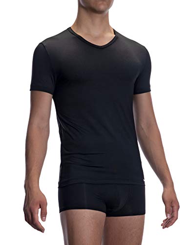 Olaf Benz Herren V-neck (Regular) T Shirt, Schwarz, L EU von Olaf Benz