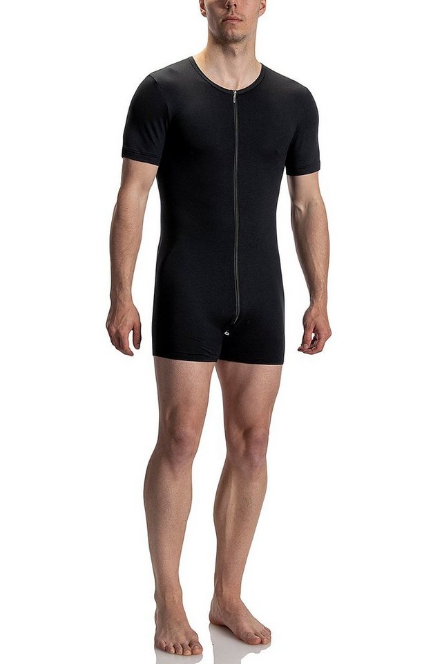 Olaf Benz Kurzarmbody RED 1601 Coolbody (1-tlg) Herren 2-Wege-Zipper Kurzarm Baumwoll-Stretch Made In Germany von Olaf Benz