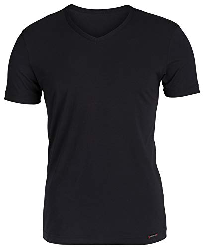 Olaf Benz - RED1601 - T-Shirt für Herren - V-Halsausschnitt - Schwarz - Grösse M (OB-1-07418-8000-M) von Olaf Benz
