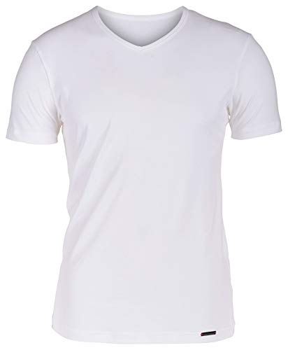 Olaf Benz - RED1601 - T-Shirt für Herren - V-Halsausschnitt - Weiss - Grösse L (OB-1-07418-1000-L) von Olaf Benz