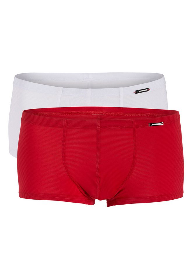 Olaf Benz Retro Boxer 2er Pack RED1201 (Spar-Set, 2-St) Hipster Short / Pant - ohne Eingriff - Luftige Mikrofaser von Olaf Benz