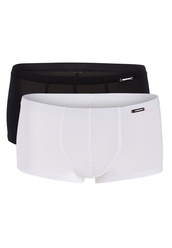 Olaf Benz Retro Boxer 2er Pack RED1201 (Spar-Set, 2-St) Hipster Short / Pant - ohne Eingriff - Luftige Mikrofaser von Olaf Benz