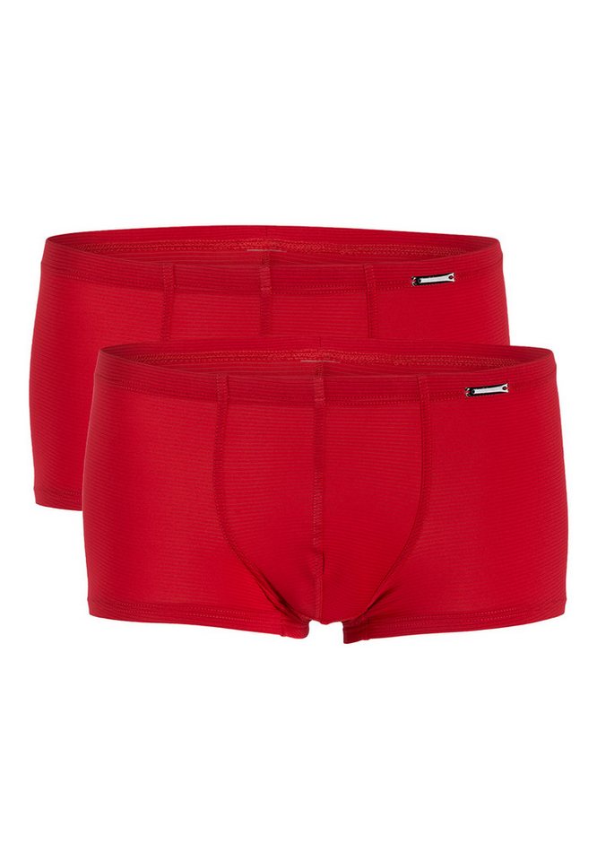Olaf Benz Retro Boxer 2er Pack RED1201 (Spar-Set, 2-St) Hipster Short / Pant - ohne Eingriff - Luftige Mikrofaser von Olaf Benz