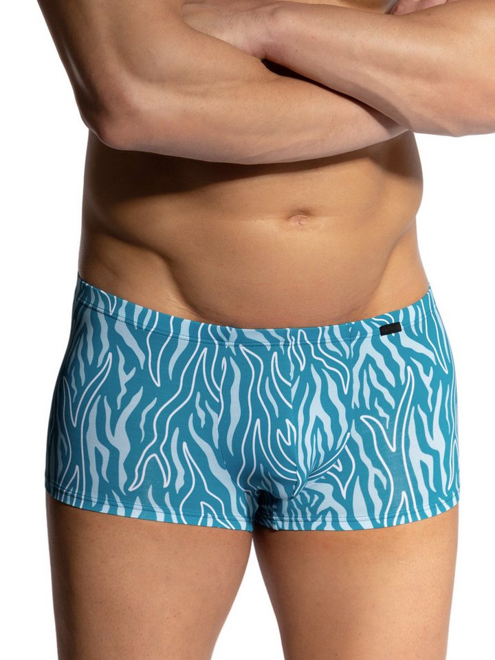 Olaf Benz Retro Pants Olaf Benz RED2461 Minipants print aqua von Olaf Benz