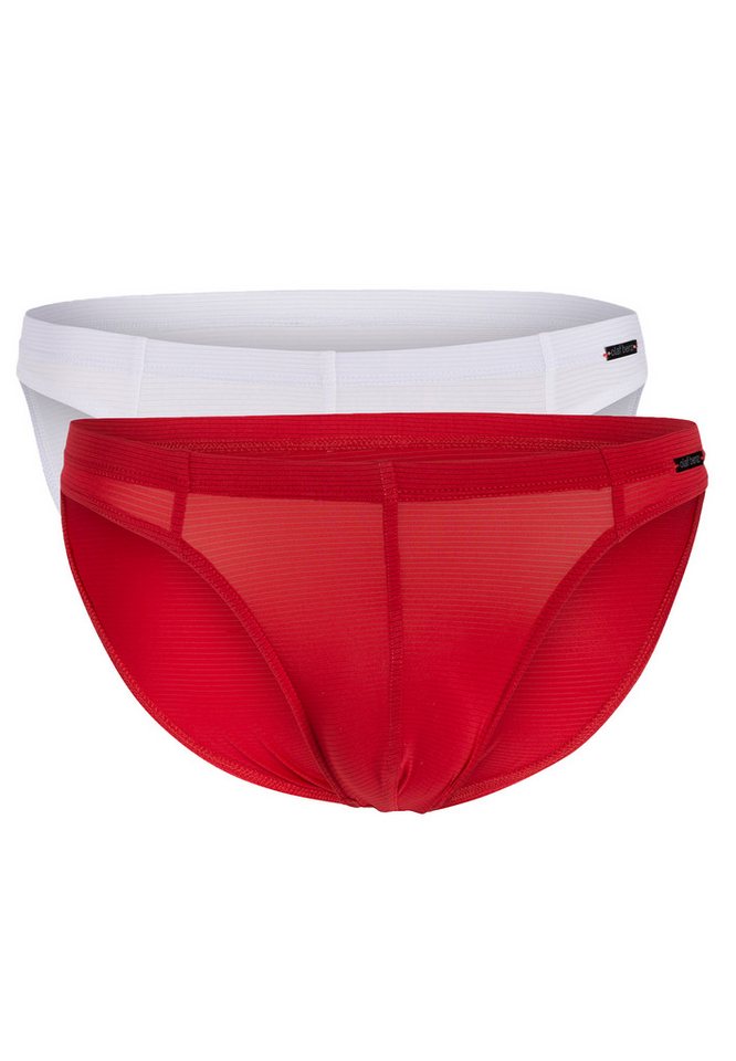 Olaf Benz Slip 2er Pack RED1201 (Spar-Set, 2-St) Slip / Unterhose - ohne Eingriff - Luftige Mikrofaser von Olaf Benz