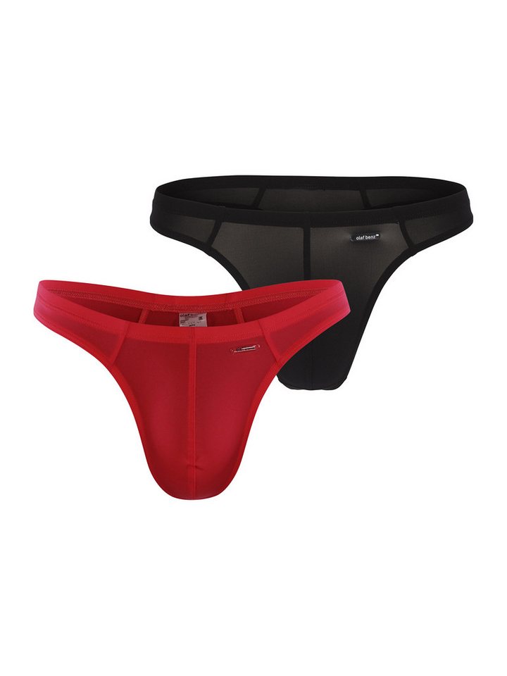 Olaf Benz String RED0965 Ministring (2-St) unterhose unterwäsche tanga von Olaf Benz
