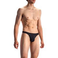 Olaf Benz Herren Ministring schwarz Baumwolle & Mix unifarben von Olaf Benz