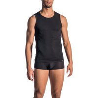 Olaf Benz Herren Tanktop schwarz Mikrofaser unifarben von Olaf Benz