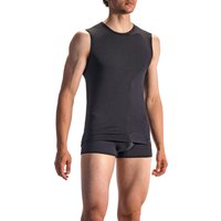 Olaf Benz Herren Tanktop schwarz Baumwolle unifarben von Olaf Benz