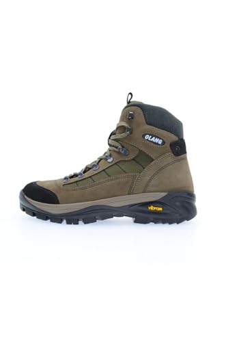 Olang® Trekkingstiefel aus Veloursleder Sienna Berg- & Wanderschuh Jagdstiefel für Damen und Herren Arbeitsschuhe wasserabweisend Trekkingschuhe Pirschstiefel Jagdschuhe Outdoorschuhe (numeric_47) von Olang