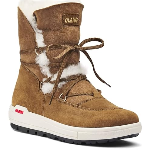 Olang Maka Cuoio braun Snowboots Damen Größe 38 von Olang