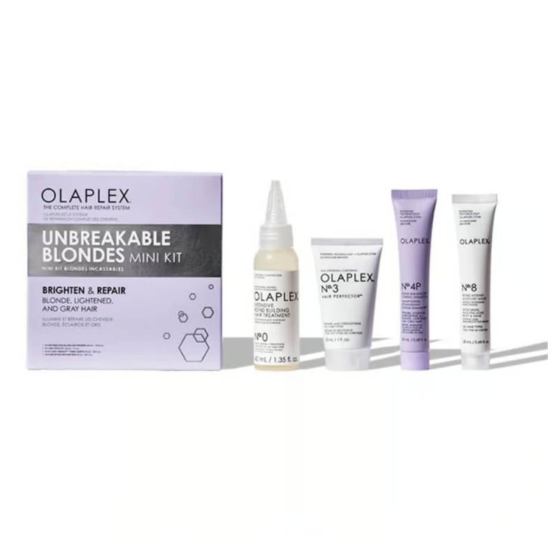 Olaplex Haarpflege-Set OLAPLEX Unbreakable Blondes Repair Starter Set 4 Tlg., 4-tlg. von Olaplex