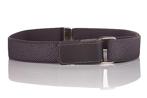 Olata Elastischer Kinder-Gürtel – Verstellbar mit Klettverschluss, Ideal für 0-15 Jahre. Dunkelgrau (0-2 Jahre) von Olata