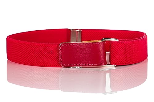 Olata Elastischer Kinder-Gürtel – Verstellbar mit Klettverschluss, Ideal für 0-15 Jahre. Fuscia Rosa (1-6 Jahre) von Olata