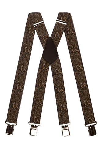 Olata längenverstellbare Jagd Hosenträger X-Form mit geprägten Clips - Tarnung B Olata längenverstellbare Jagd Hosenträger X-Form mit geprägten Clips - Tarnung B von Olata