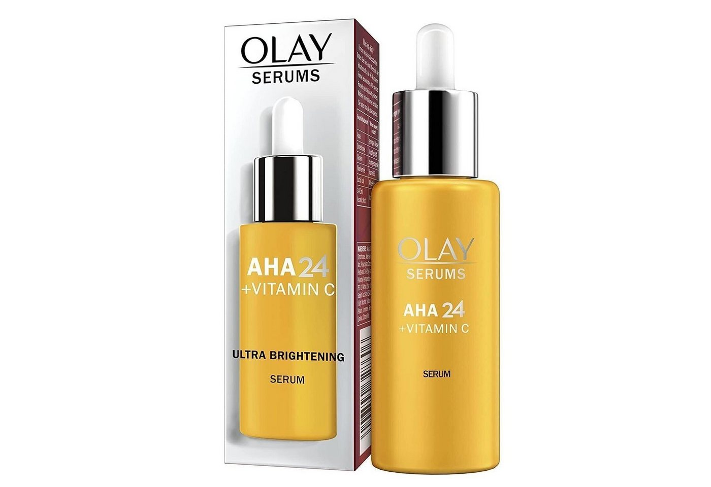 Olay Gesichtsserum AHA24 + Vitamin C Serum für den Tag - AHA & Niacinamid 40ml von Olay