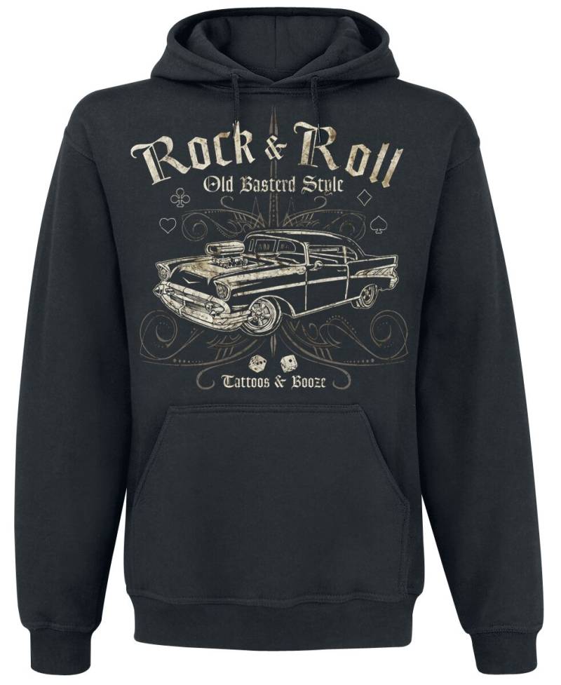 Old Basterd Style - Rockabilly Kapuzenpullover - S bis 5XL - für Männer - Größe XL - schwarz Old Basterd Style - Rockabilly Kapuzenpullover - S bis 5XL - für Männer - Größe XL - schwarz von Old Basterd Style
