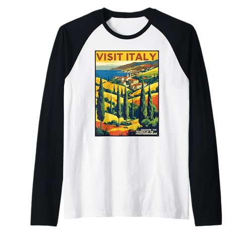 Vintage Tourist Poster Italien 1940er Jahre Stil Retro Italienische Frauen Raglan von Old Fashioned European Souvenirs Keepsakes Girls