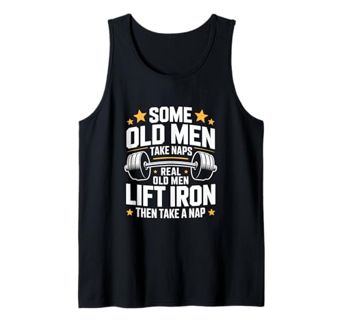 Some Old Men Take Naps Real Old Men Lift Iron Tank Top Some Old Men Take Naps Real Old Men Lift Iron Tank Top von Old Men Lift Iron Powerlifting Gym Strength