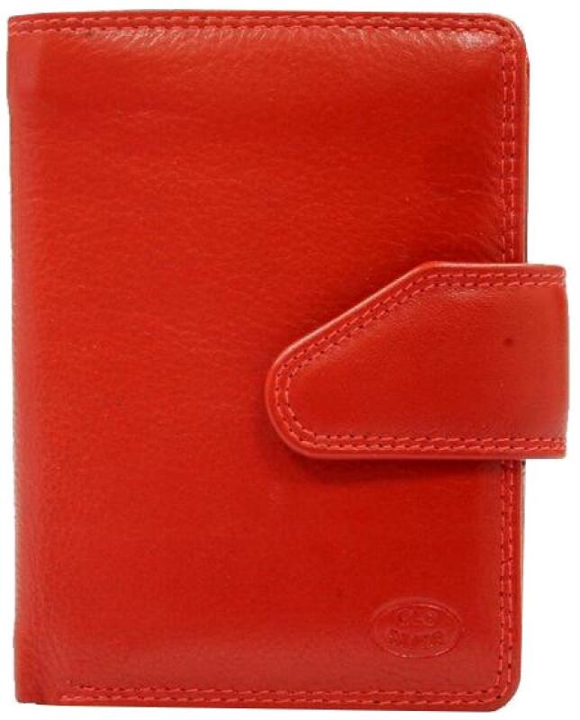 Old River - Old River Damenbörse mit Riegel echt Leder rot Rot von Old River