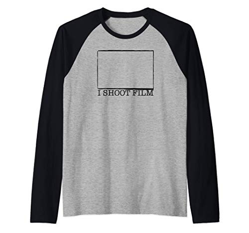 Vintage Film Outfit Foto Kamera Geschenk Idee Herren Frauen Raglan von Old Shutterhand