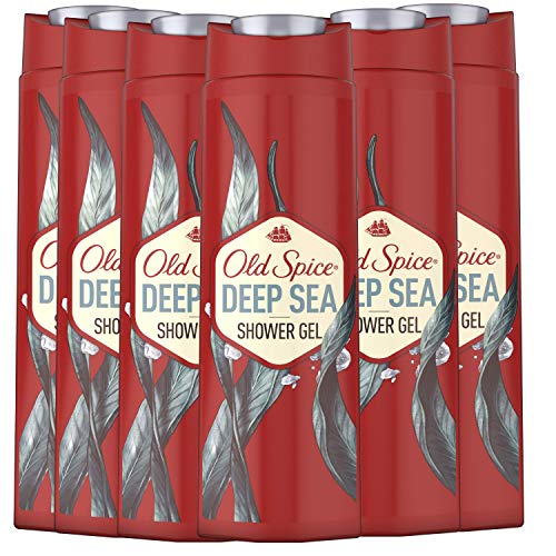 Old Spice Deep Sea Duschgel für Männer 6 x 400 ml von Old Spice