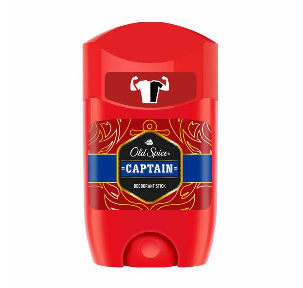 Old Spice Deo-Roller Captain Deodorant Stick 50ml von Old Spice
