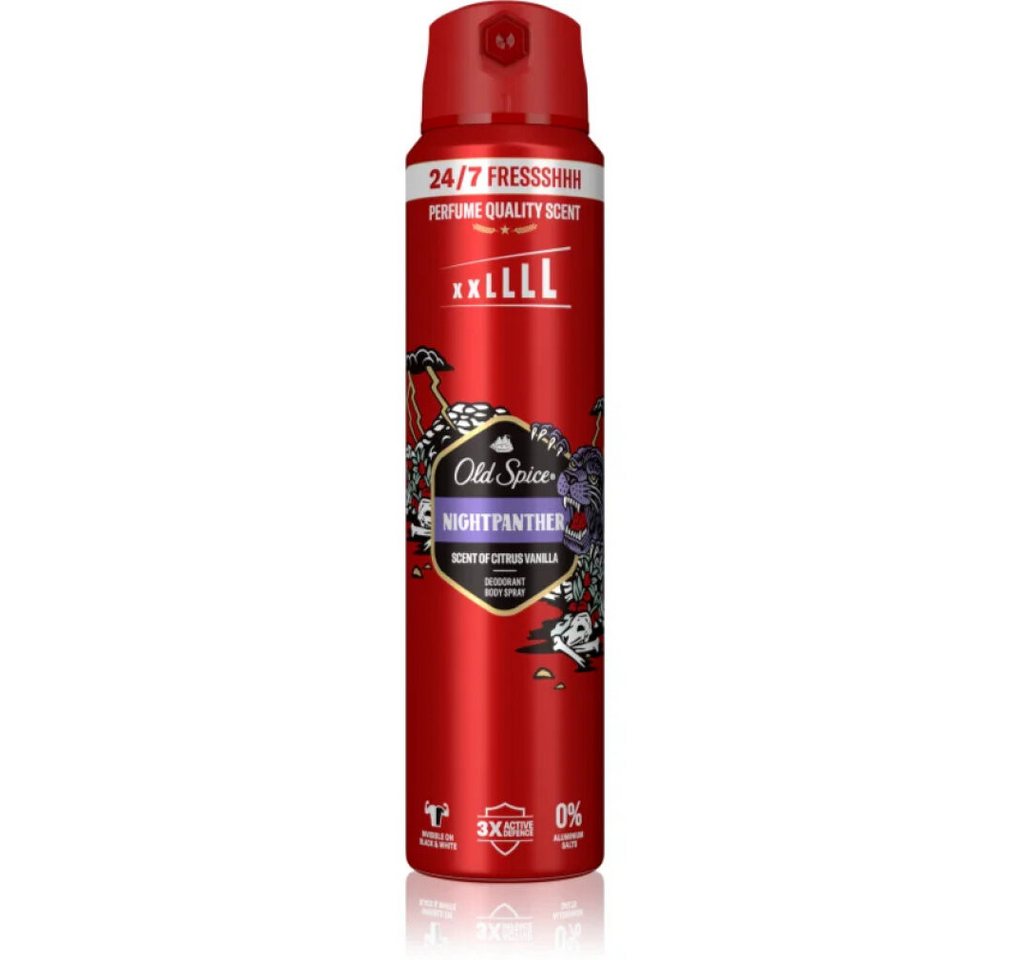 Old Spice Deo-Spray Deospray NightPanther (Deo-Körperspray) 250 ml von Old Spice