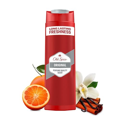 Old Spice Original 3-in-1 Duschgel & Shampoo für Männer (250 ml), Körper-Haar-Gesichtsreinigung Männer, lang anhaltend Frisch von Pantene