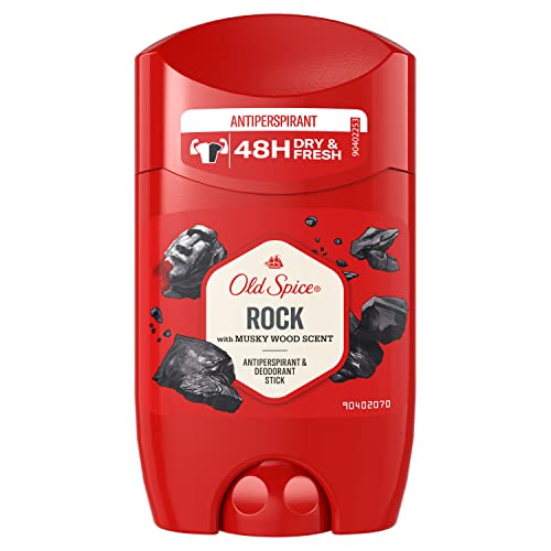 Old Spice Rock Deo Stick für Männer (50 ml), Herren, Antitranspirant, mit langanhaltendem Duft von Old Spice