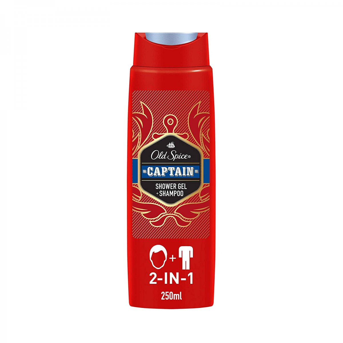 Old Spice Shower Gel + Shampoo Captain (250 ml) von Old Spice