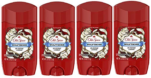 Old Spice Wildsammlung Wolfthorn Scent Männer Invisible Fest Antitranspirant Deodorant 2,6 Ounce (Pack of 4) von Old Spice