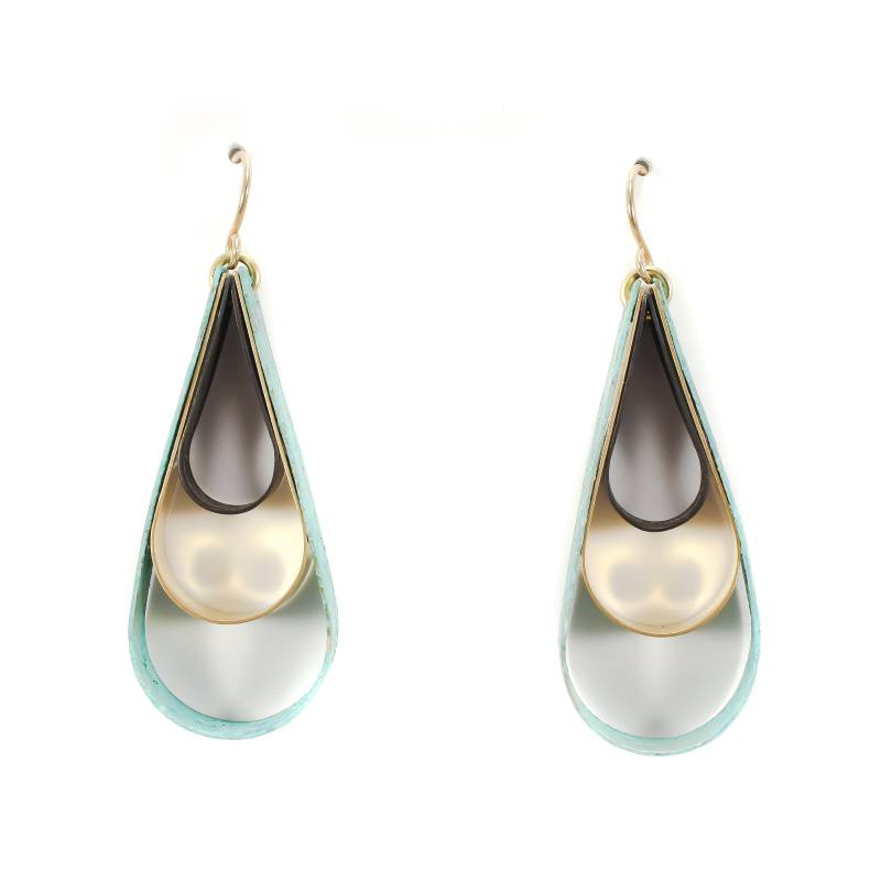 Flügel Runde Kaskadenohrring - Klein Flügel Runde Kaskadenohrring - Klein von OldBlood