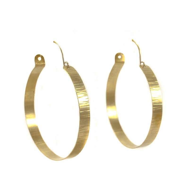 Teocalli Gehämmerte Creolen - Groß Teocalli Gehämmerte Creolen - Groß von OldBlood