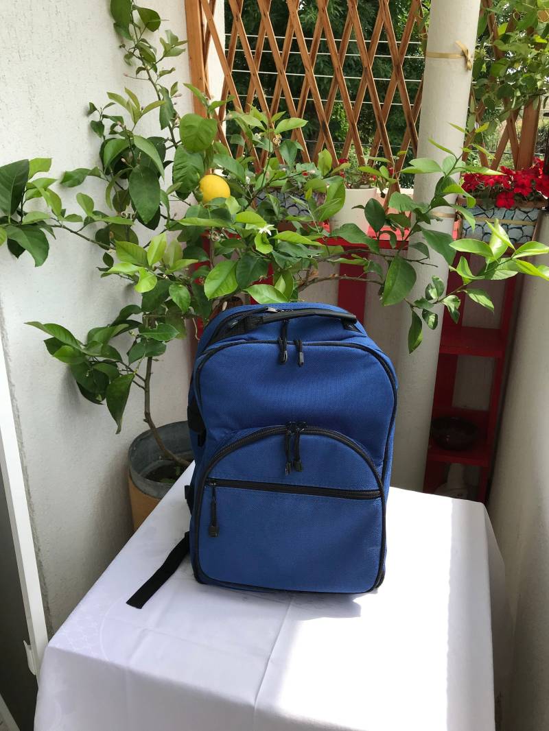 Vintage Picknickrucksack - Picknickkorb Picknick-Kühler Rucksack Für Camping Proviantrucksack Picknickset Mit Besteck von OldButGoldShop